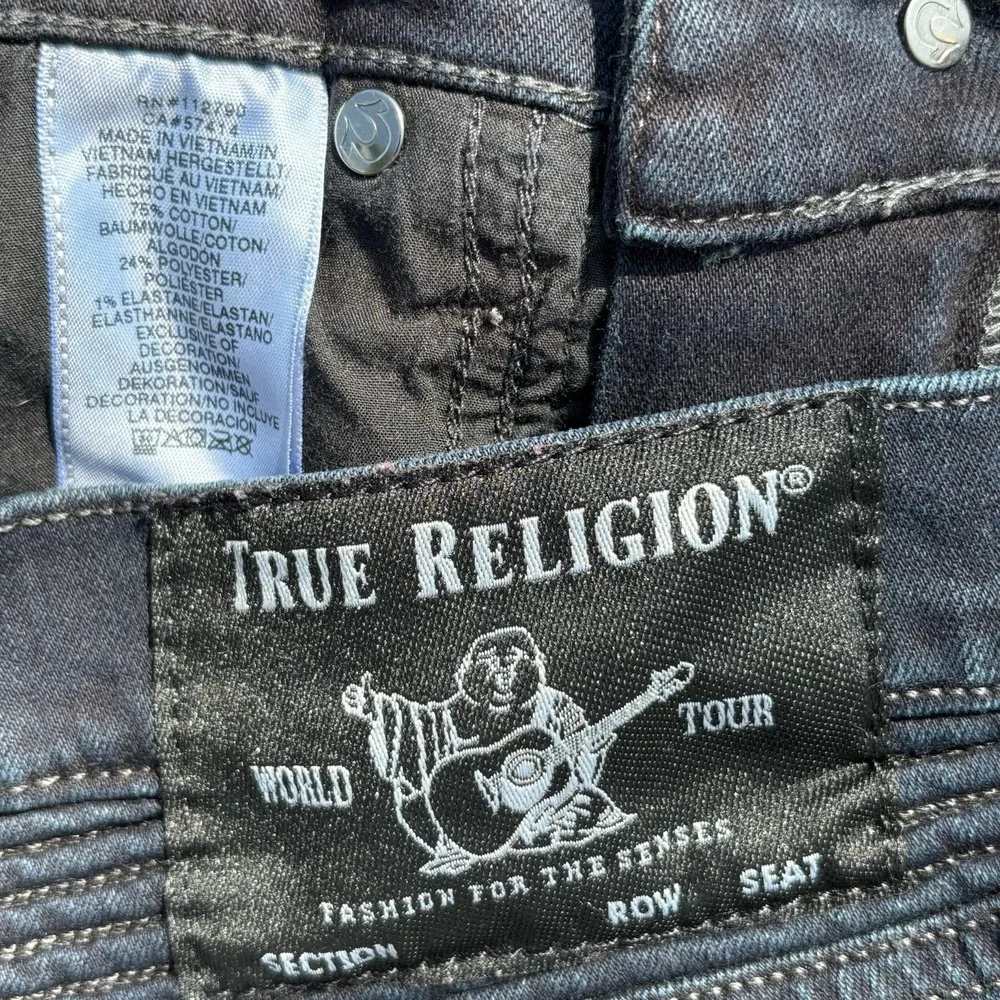 True Religion Jeans Rocco‎ Skinny Blue Men's Size 31x33 Dark Wash
